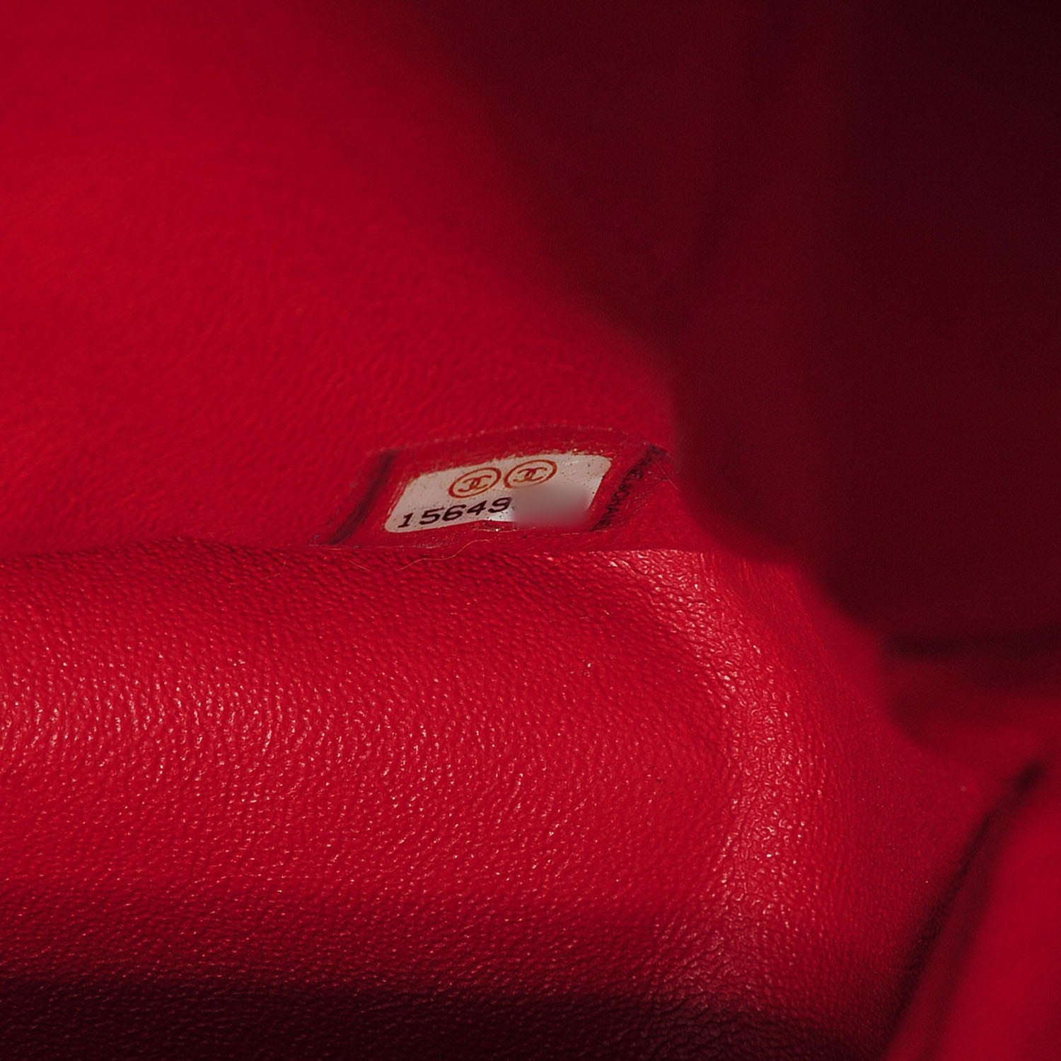 Chanel Lambskin Quilted Jumbo Double Flap Red 9 of 9