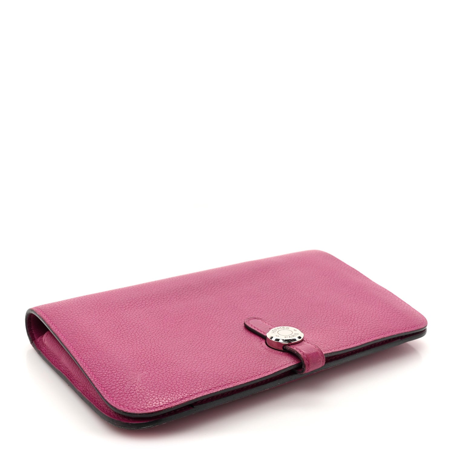 Hermes Evercolor Dogon Duo Wallet Rose Pourpre 5 of 13