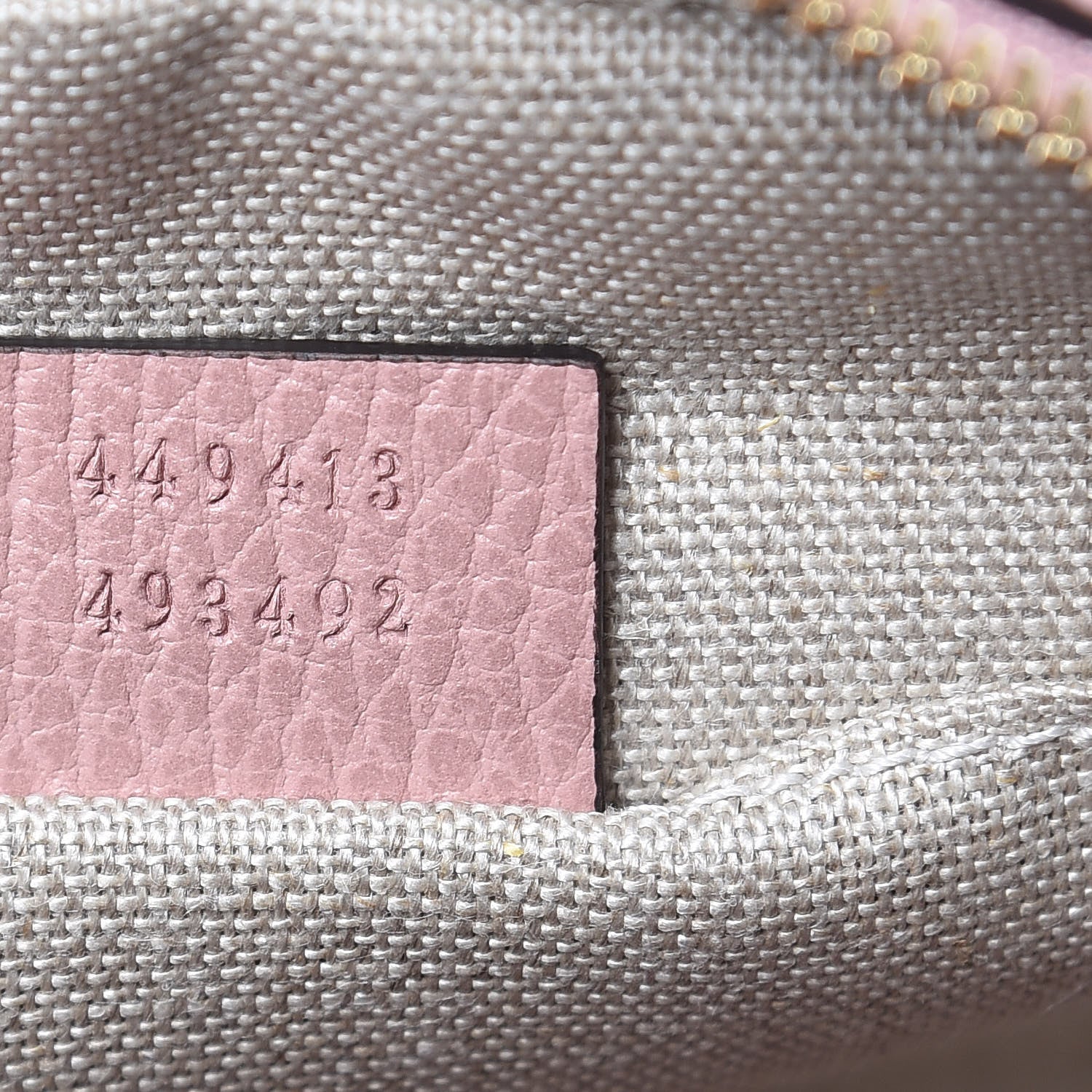 Gucci Monogram Mini Bree Messenger Bag Beige Soft Pink 7 of 9