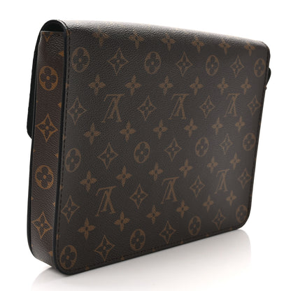 Louis Vuitton Monogram Macassar S Lock A4 Pouch 2 of 6