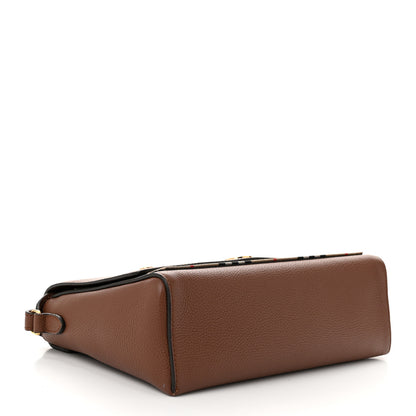 Burberry Calfskin Vintage Check Note Crossbody Bag Tan 4 of 12