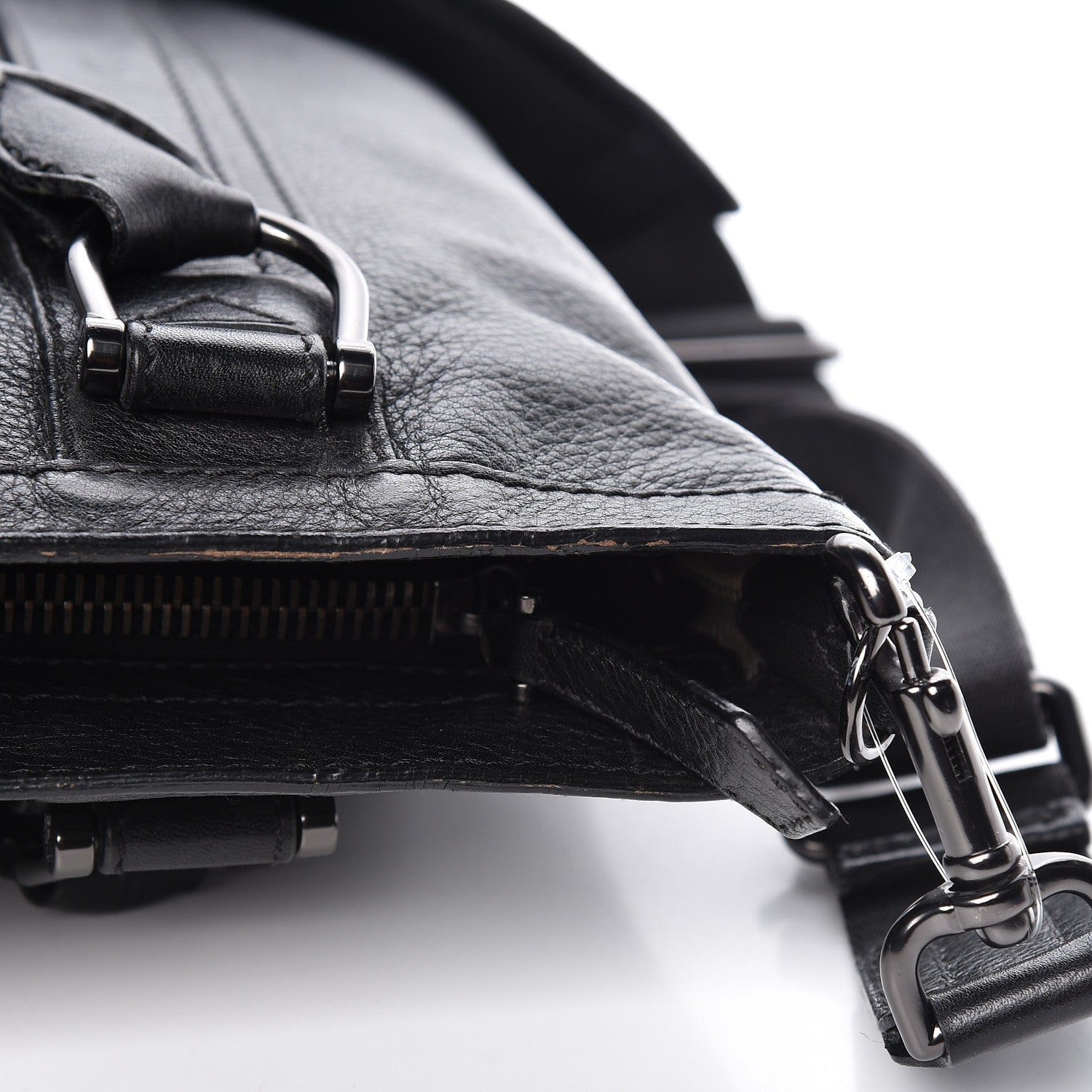 Burberry Grainy Calfskin Tote Black 12 of 17