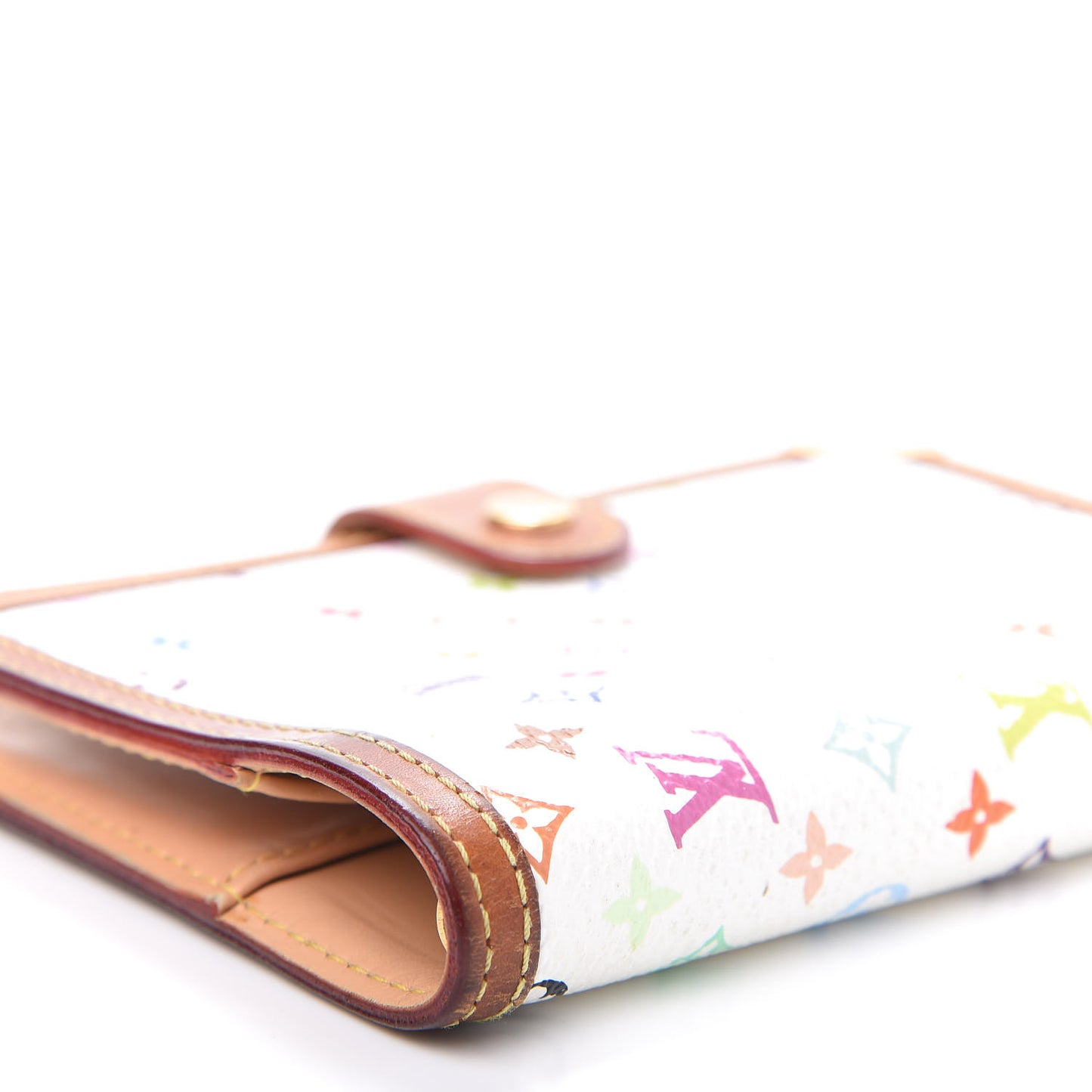 Monogram Multicolor Small Ring Agenda Cover White