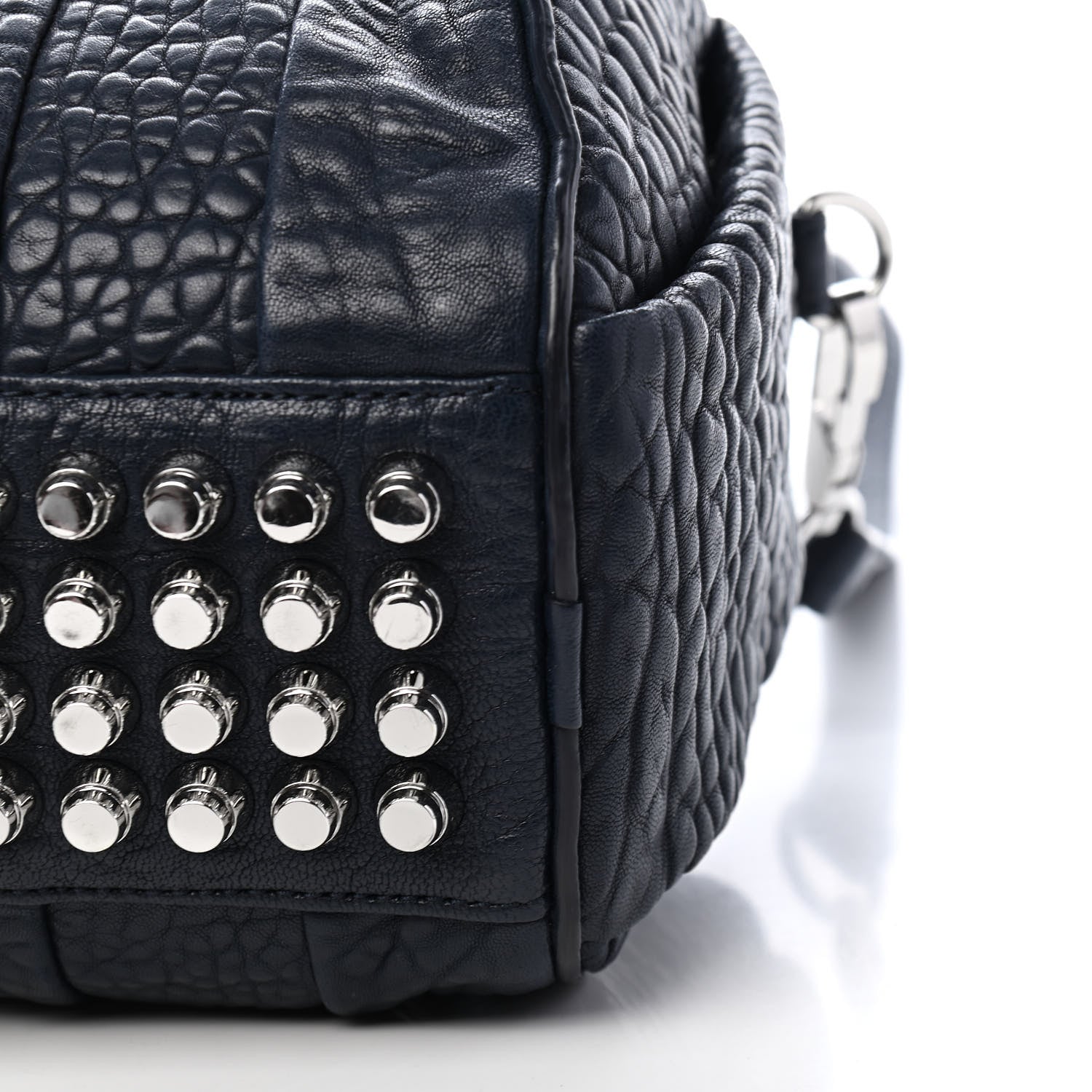 Alexander Wang Pebbled Lambskin Rockie Neptune Rhodium Hardware 16 of 17