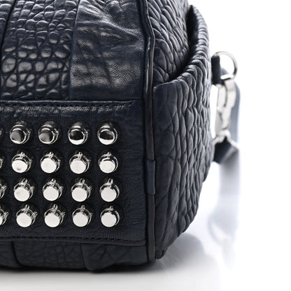 Alexander Wang Pebbled Lambskin Rockie Neptune Rhodium Hardware 16 of 17