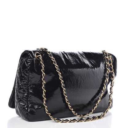 Chanel Vinyl Medium Rock and Chain Flap Black 3 of 13