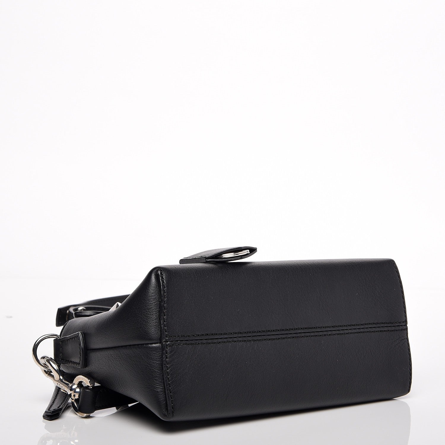 Fendi Vitello Dolce Mini By The Way Boston Bag Black 4 of 9