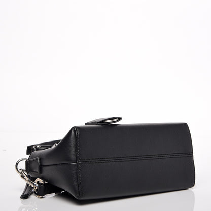 Fendi Vitello Dolce Mini By The Way Boston Bag Black 4 of 9