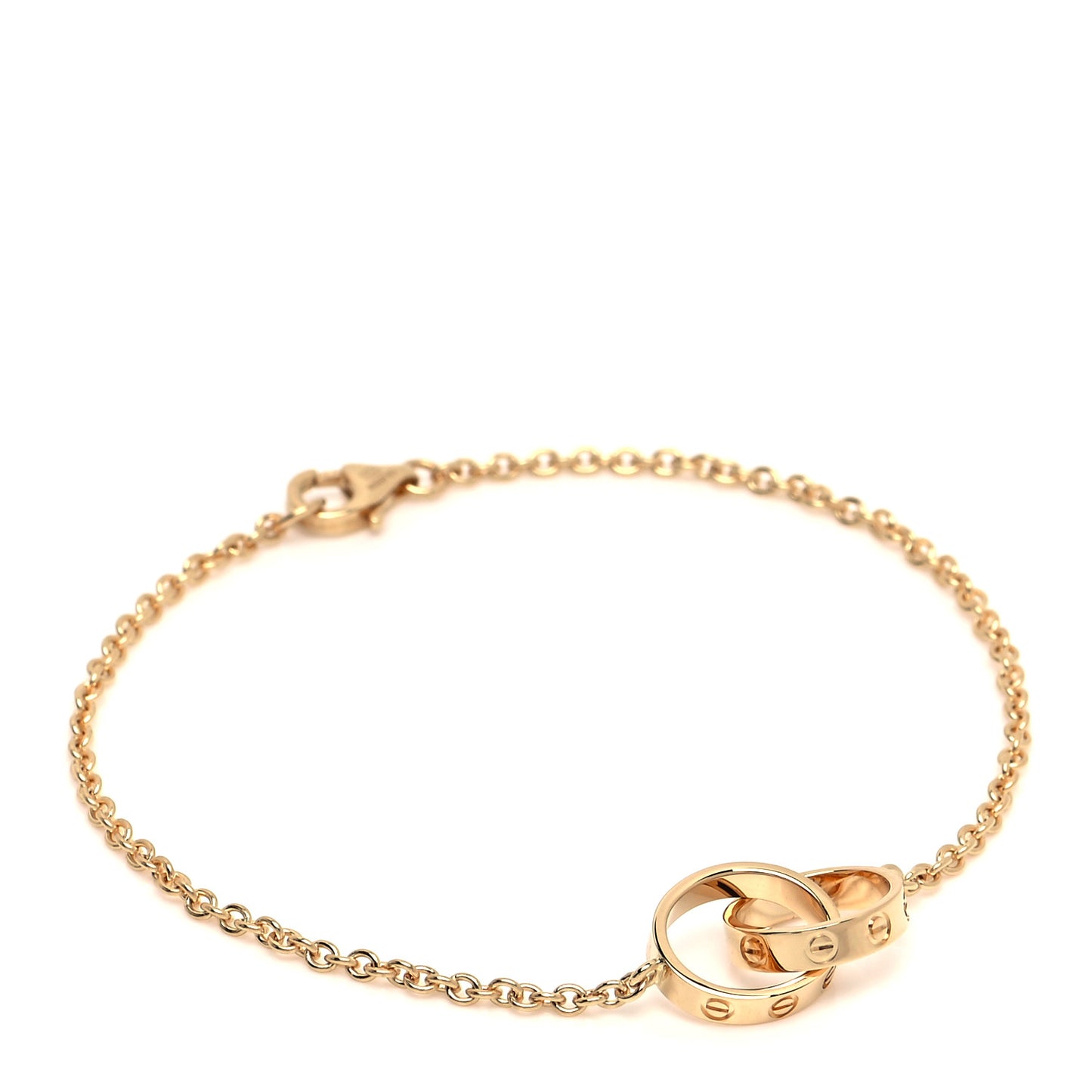 18K Yellow Gold Interlocking LOVE Bracelet