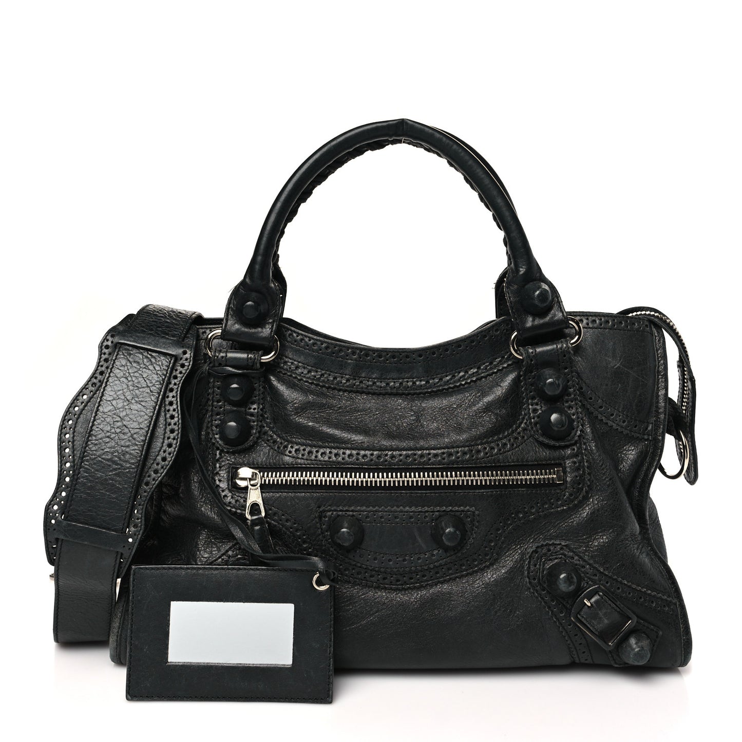 Agneau Giant Brogues Hardware City Black