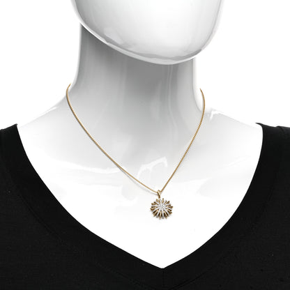 David Yurman 18K Yellow Gold Diamond Starburst Constellation Necklace 2 of 4
