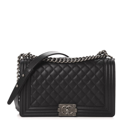 Chanel Caviar Quilted New Medium Boy Flap Black 1 of 10