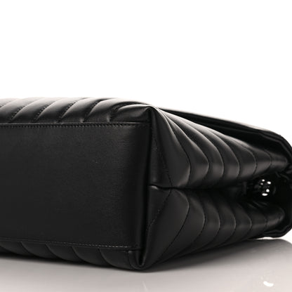 Saint Laurent Calfskin Y Quilted Monogram Medium Loulou Chain Satchel Black 7 of 7