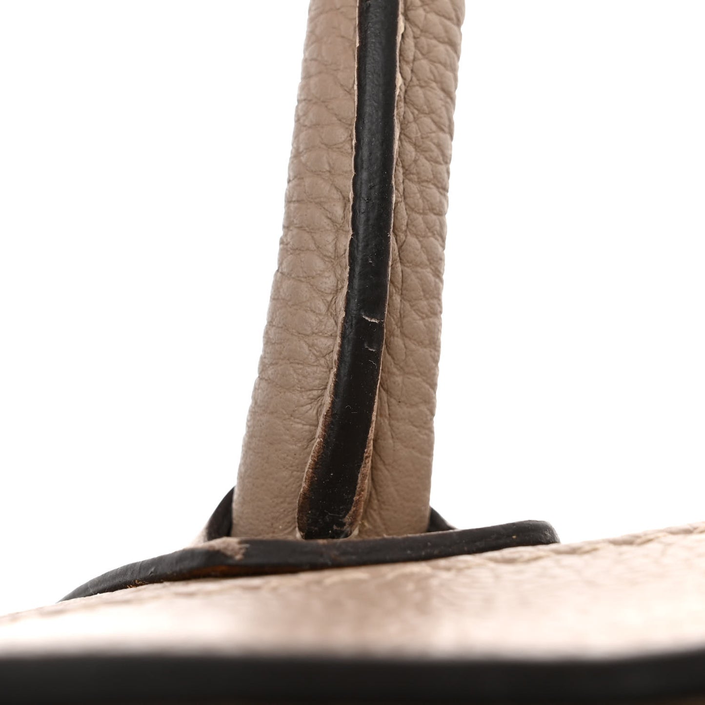 Drummed Calfskin Micro Luggage Dune