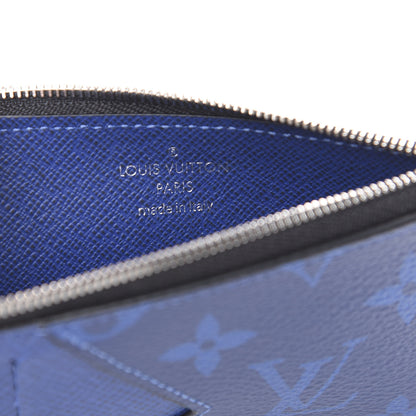 Louis Vuitton Monogram Taiga Coin Card Holder Cobalt 5 of 6