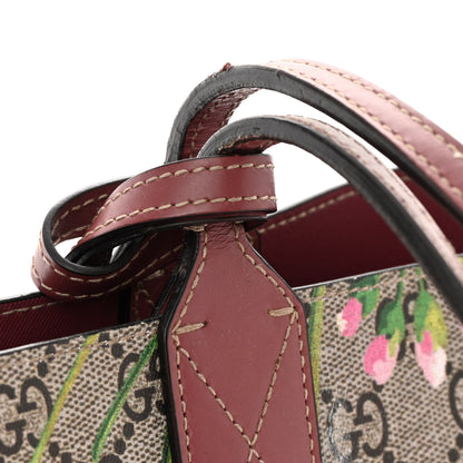 Gucci GG Supreme Monogram Blooms Medium Reversible Tote Beige Multicolor Dry Rose 20 of 33