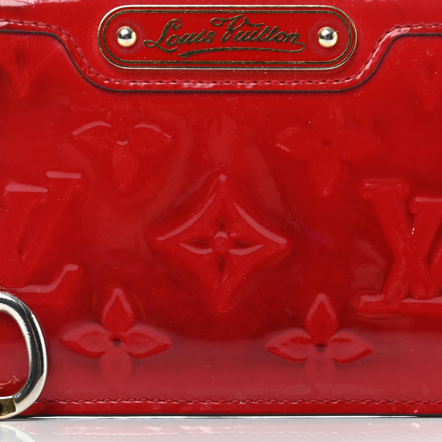 Louis Vuitton Vernis Key Pouch Cherry 6 of 6