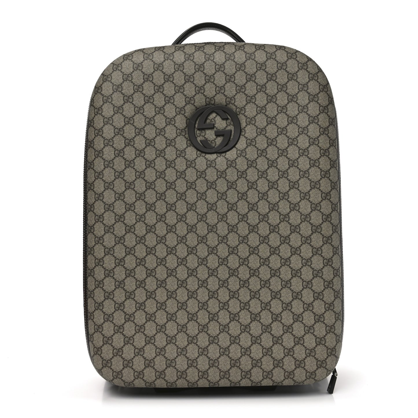 GG Plus Monogram Small Interlocking G Trolley Brown