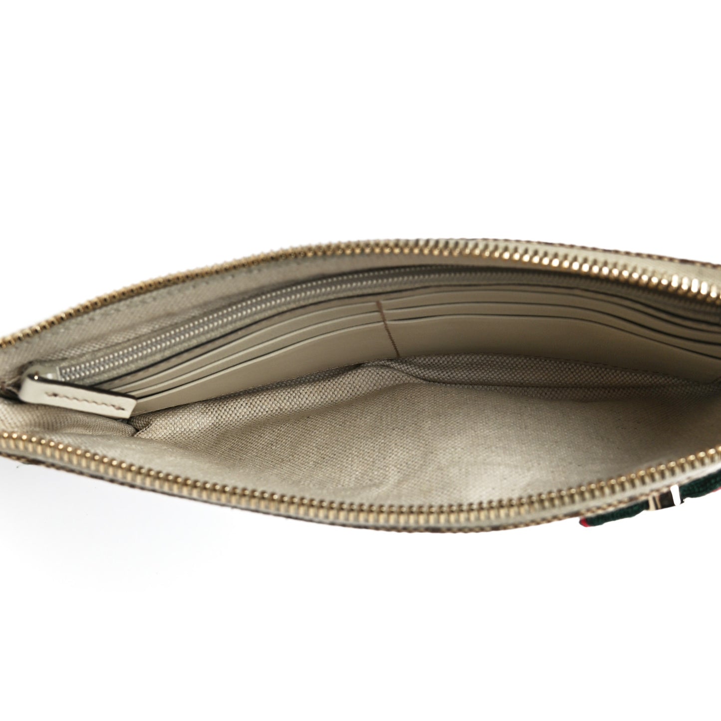 Monogram Mayfair Wristlet Off White