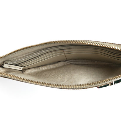 Gucci Monogram Mayfair Wristlet Off White 5 of 9