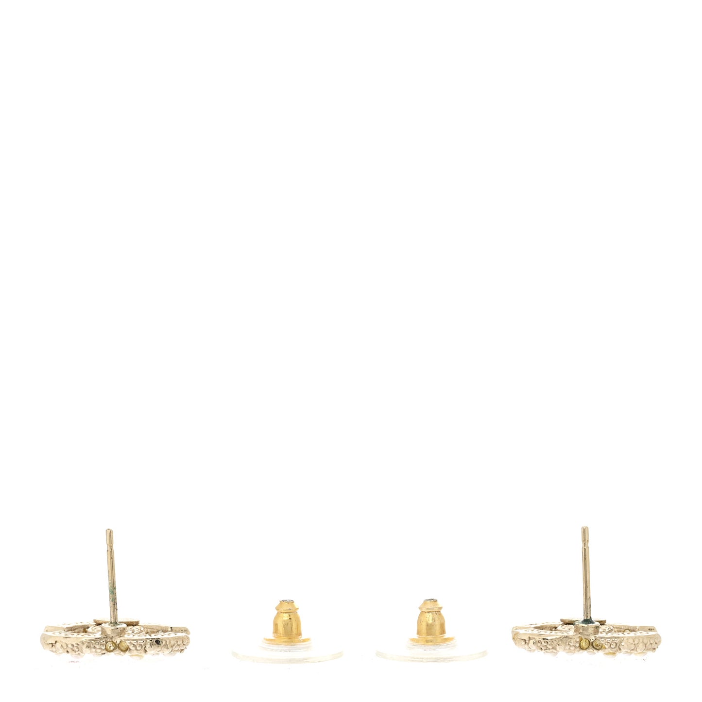 Pearl CC Earrings Gold