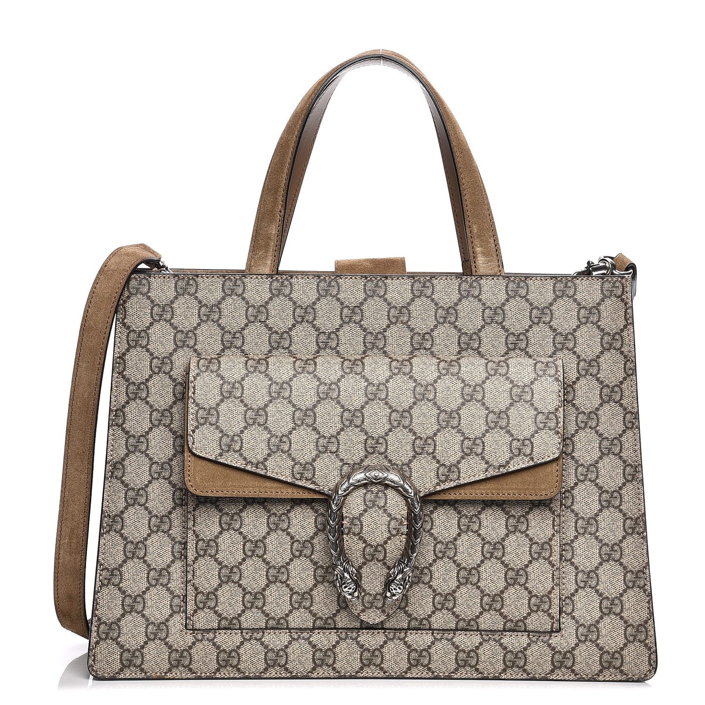 GG Supreme Monogram Dionysus Tote Beige Taupe