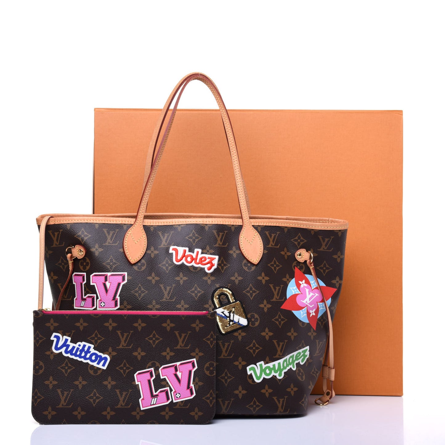 Monogram Travel Stickers Neverfull MM