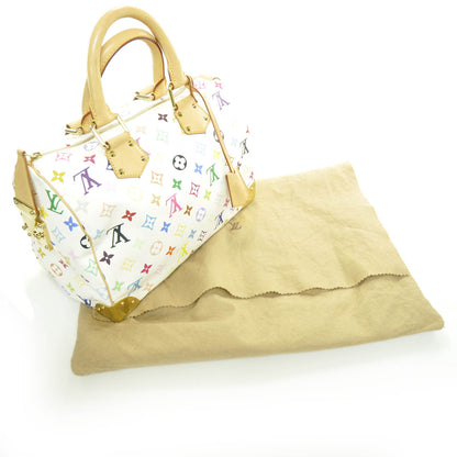 Louis Vuitton Monogram Multicolor Speedy 30 White 3 of 9