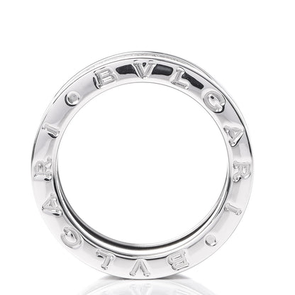 Bulgari 18K White Gold B.Zero1 Three-Band Ring 51 5.75 4 of 6