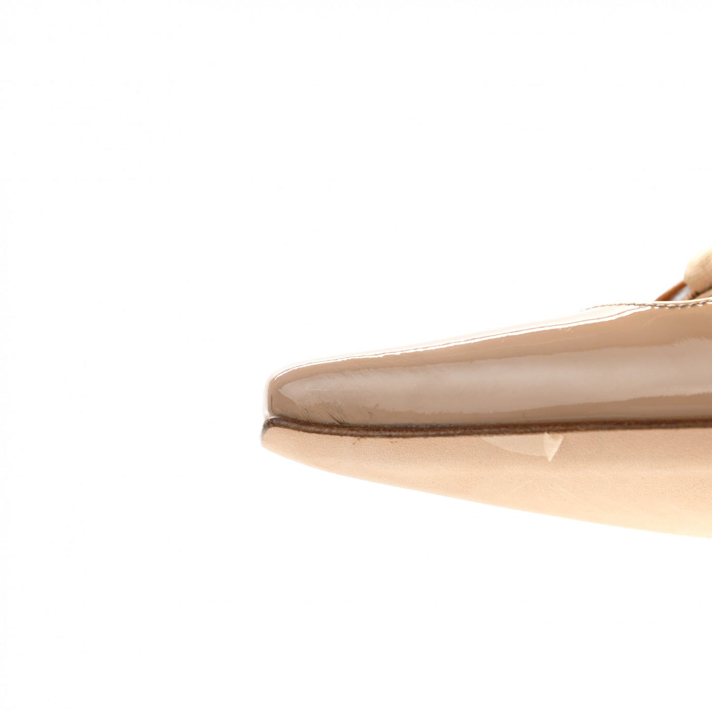 Patent Bow Pumps 35.5 Biege