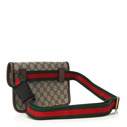 Gucci GG Supreme Monogram Neo Vintage Web Belt Bag Brown 3 of 16