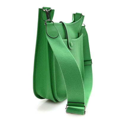 Hermes Taurillon Clemence Evelyne III GM Bambou 3 of 11