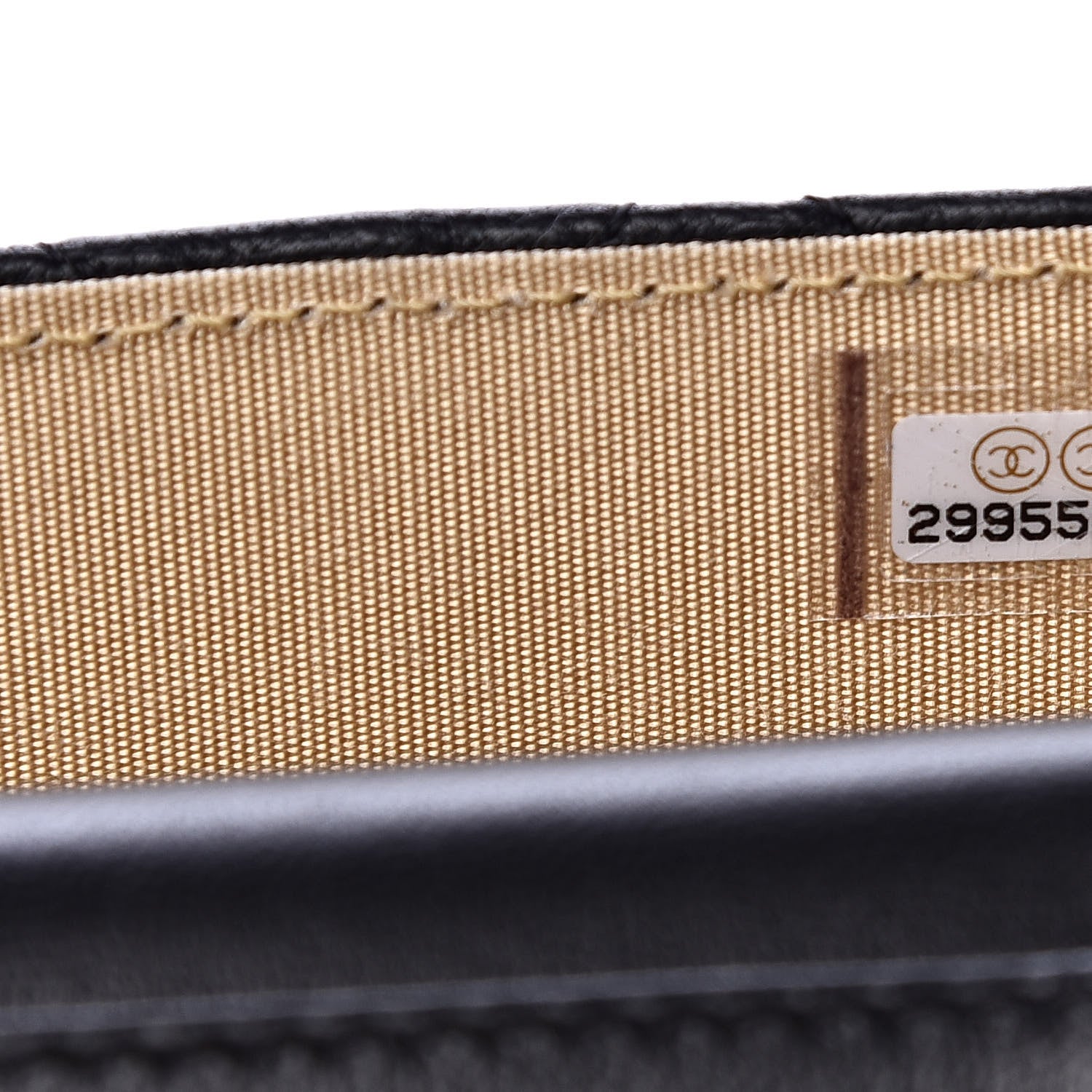 Chanel Lambskin Quilted Pearl Crush Clutch With Chain Black 7 of 10