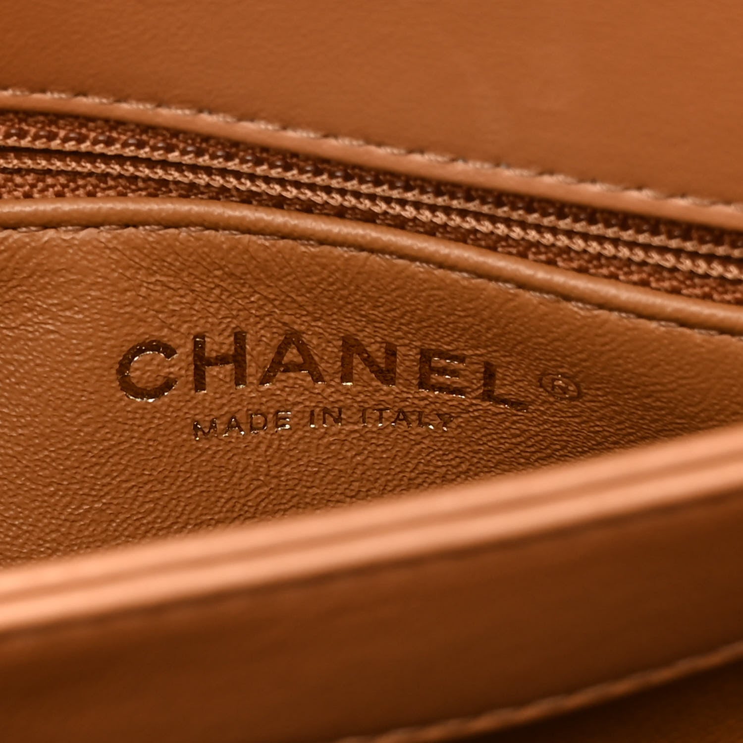 Chanel Lambskin Quilted Small Trendy CC Flap Dual Handle Bag Camel 6 of 12