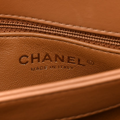 Chanel Lambskin Quilted Small Trendy CC Flap Dual Handle Bag Camel 6 of 12