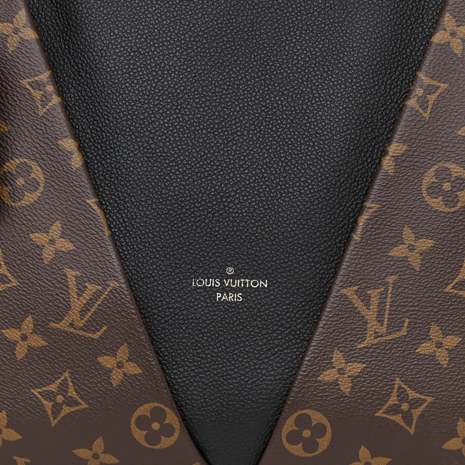 Louis Vuitton Monogram V Tote MM Black 7 of 10