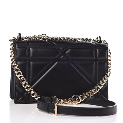 Christian Dior Lambskin Medium Diorama Flap Bag Black 3 of 9