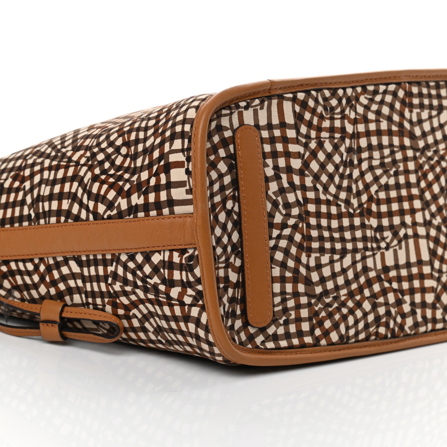 MCM Visetos Medium Liz Reversible Shopper Tote Cognac 14 of 18