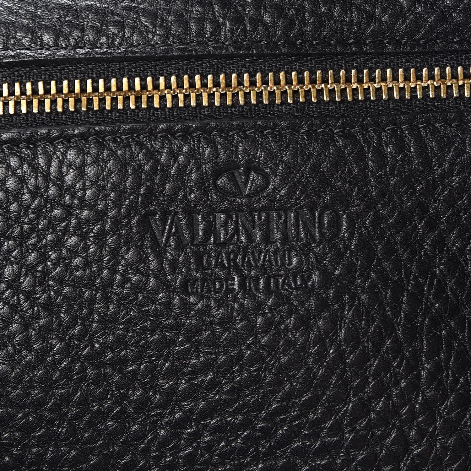 Valentino Garavani Grained Calfskin Small Rockstud Tote Black 7 of 8