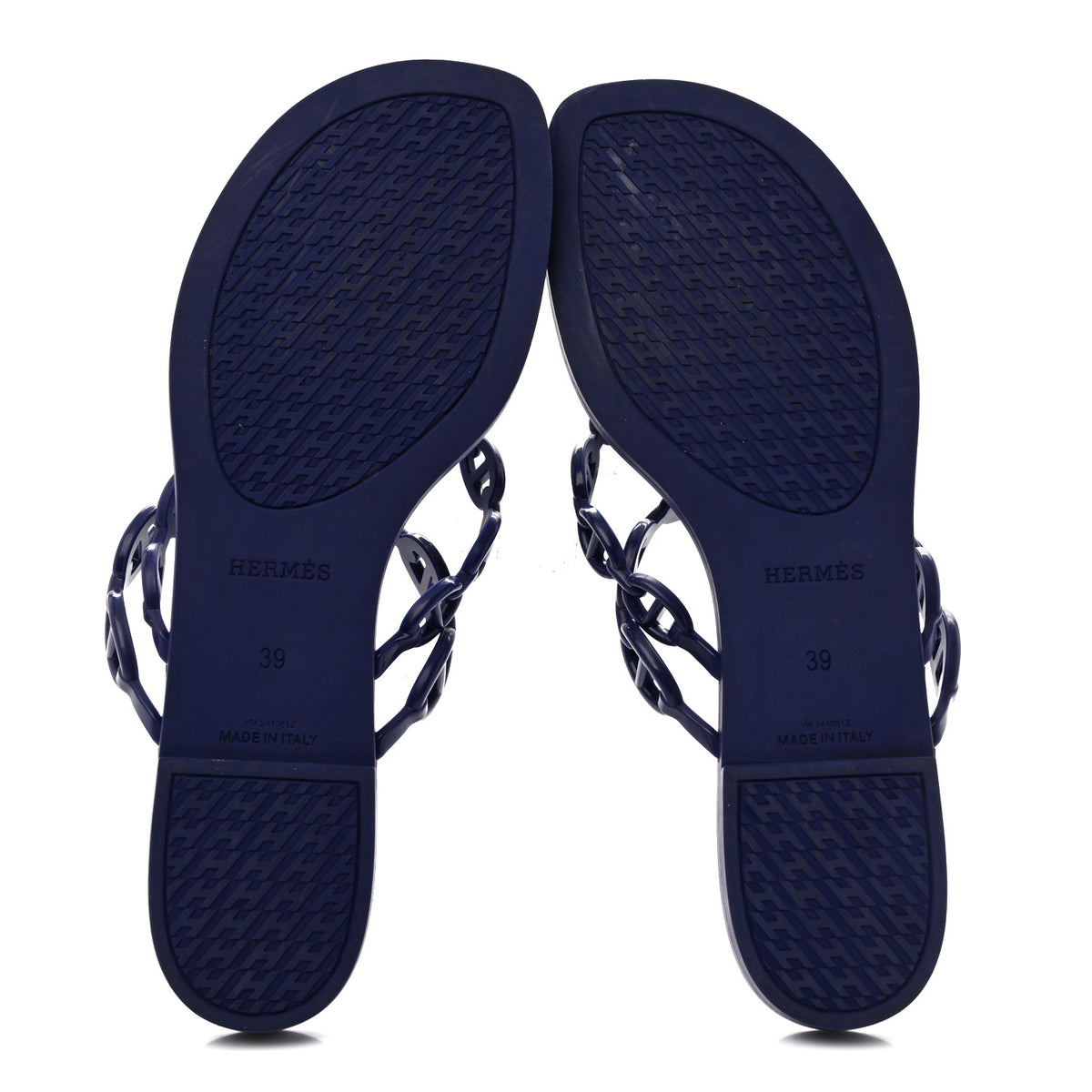 Rubber Chaine d'Ancre Island Sandals 39 Violet Iris