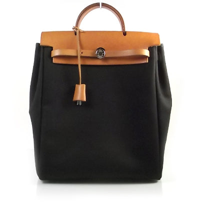 Hermes Toile Herbag Black 1 of 12