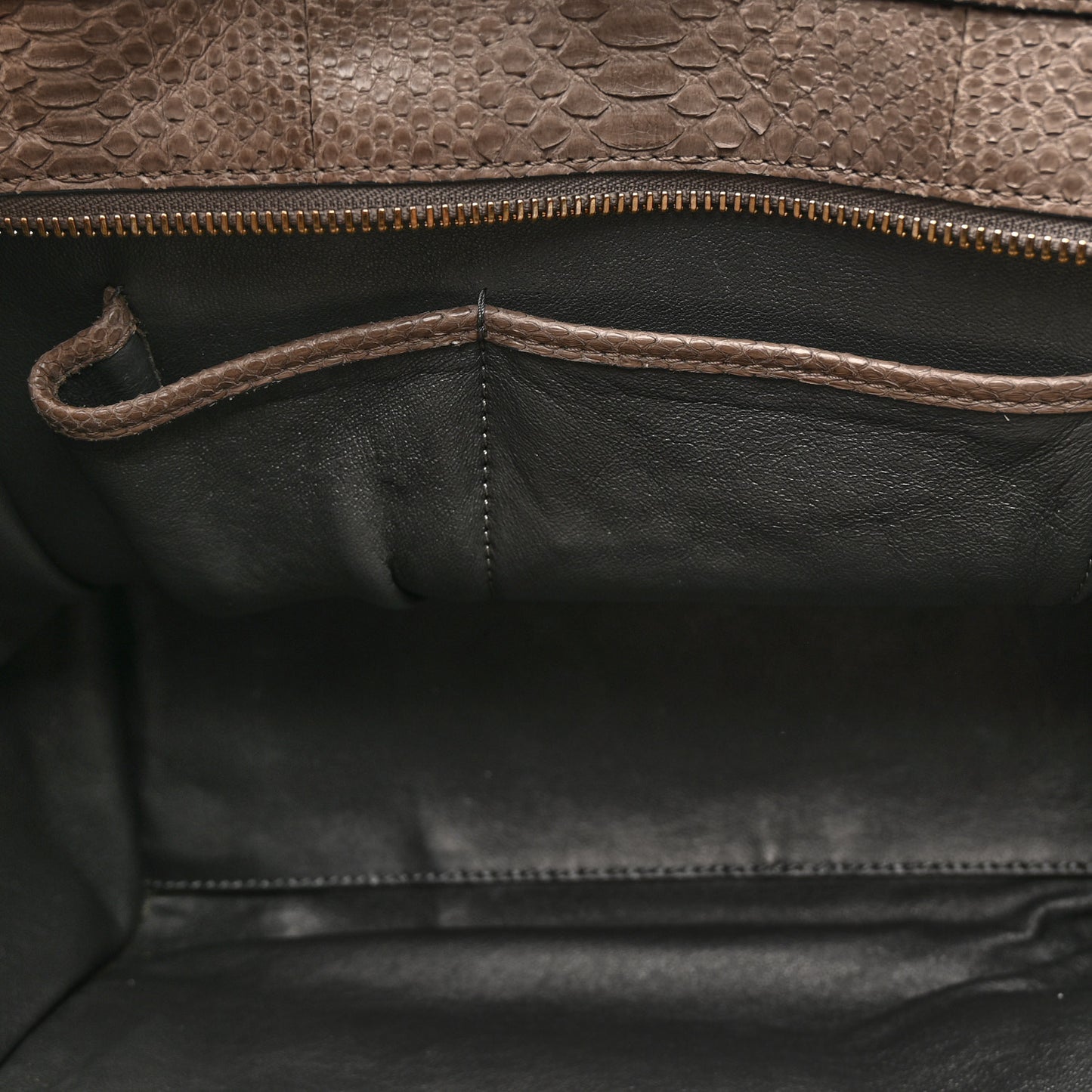 Snakeskin Mini Luggage Grey