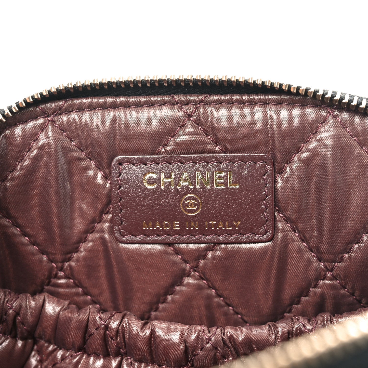 Chanel Caviar Quilted Cosmetic Case Black 5 of 9