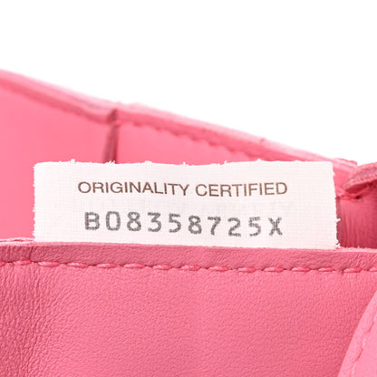 Bottega Veneta Lambskin Maxi Intrecciato Cassette Crossbody Bag Pink 7 of 10