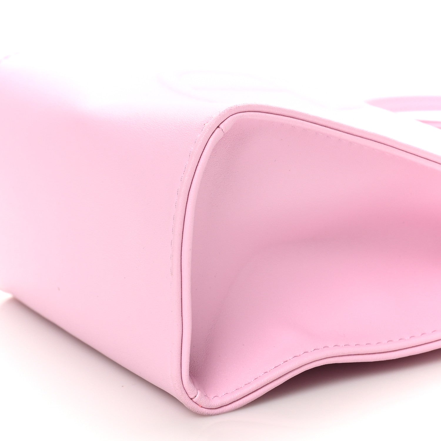 Telfar Vegan Leather Small Shopping Bag Bubblegum 9 of 9