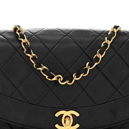 Chanel Lambskin Quilted Small Single Flap Black 9 of 14