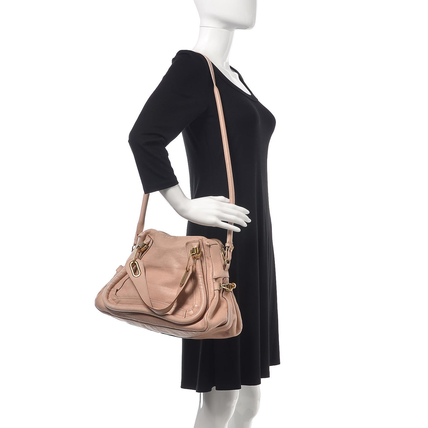 Calfskin Medium Paraty Anemone Pink
