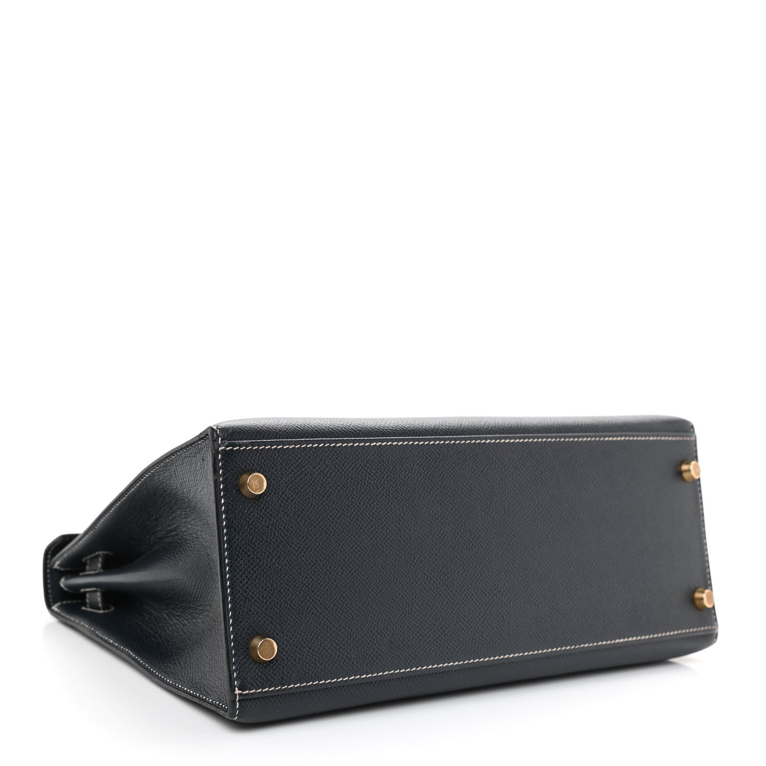 Hermes Courchevel Kelly Sellier 28 Bleu Marine 4 of 11