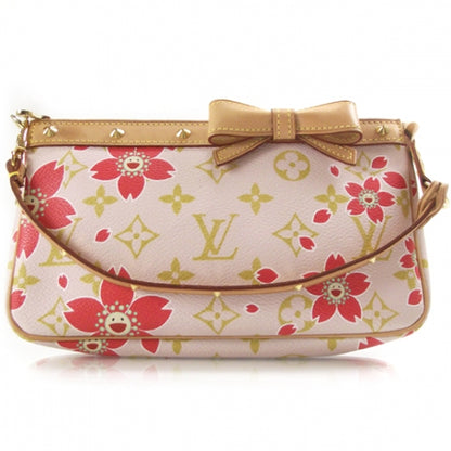 Louis Vuitton Monogram Cherry Blossom Pochette Accessories Red 1 of 9