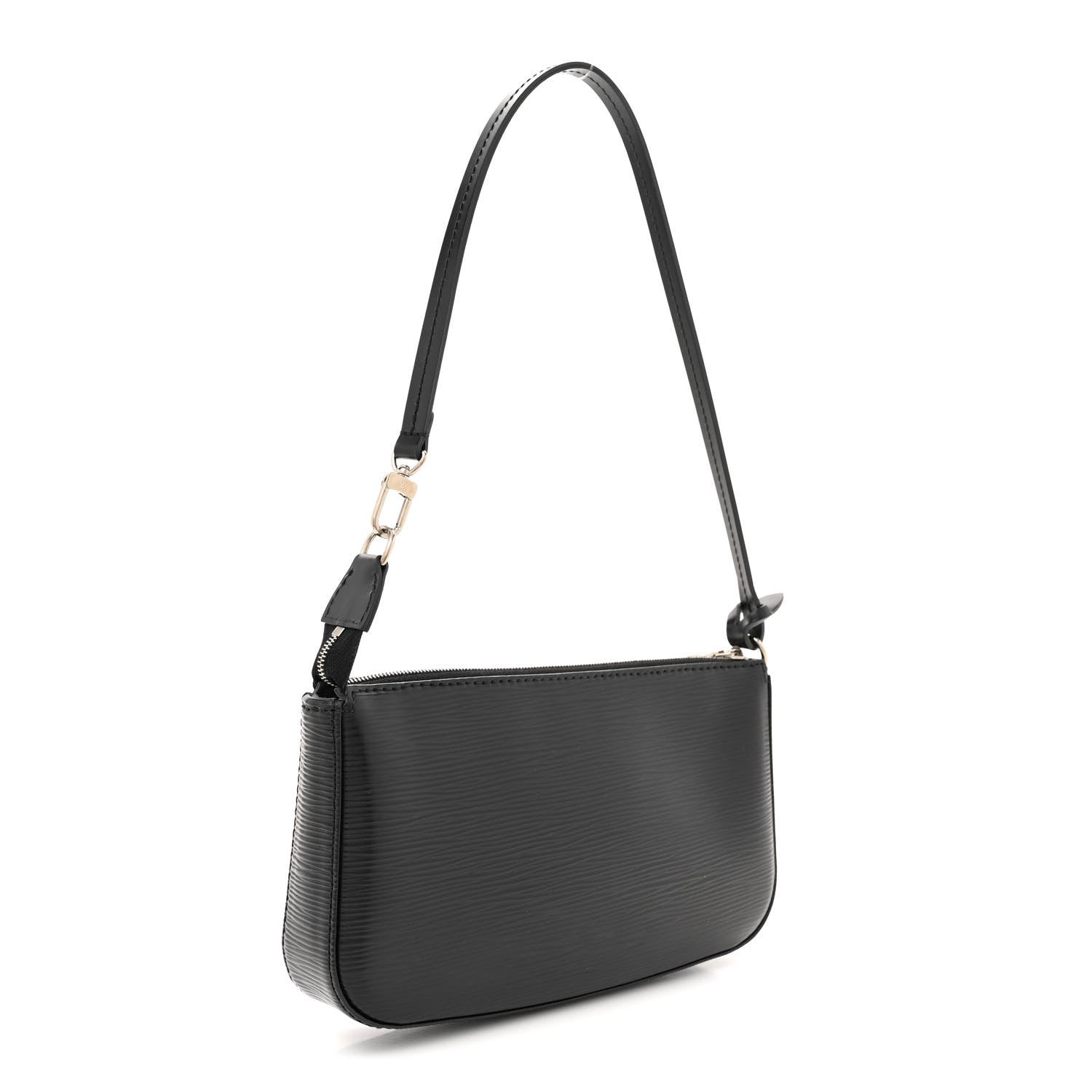 Louis Vuitton Epi Pochette Accessories NM Black 3 of 11